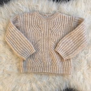 Zara 18-24M Cream Sweater EUC